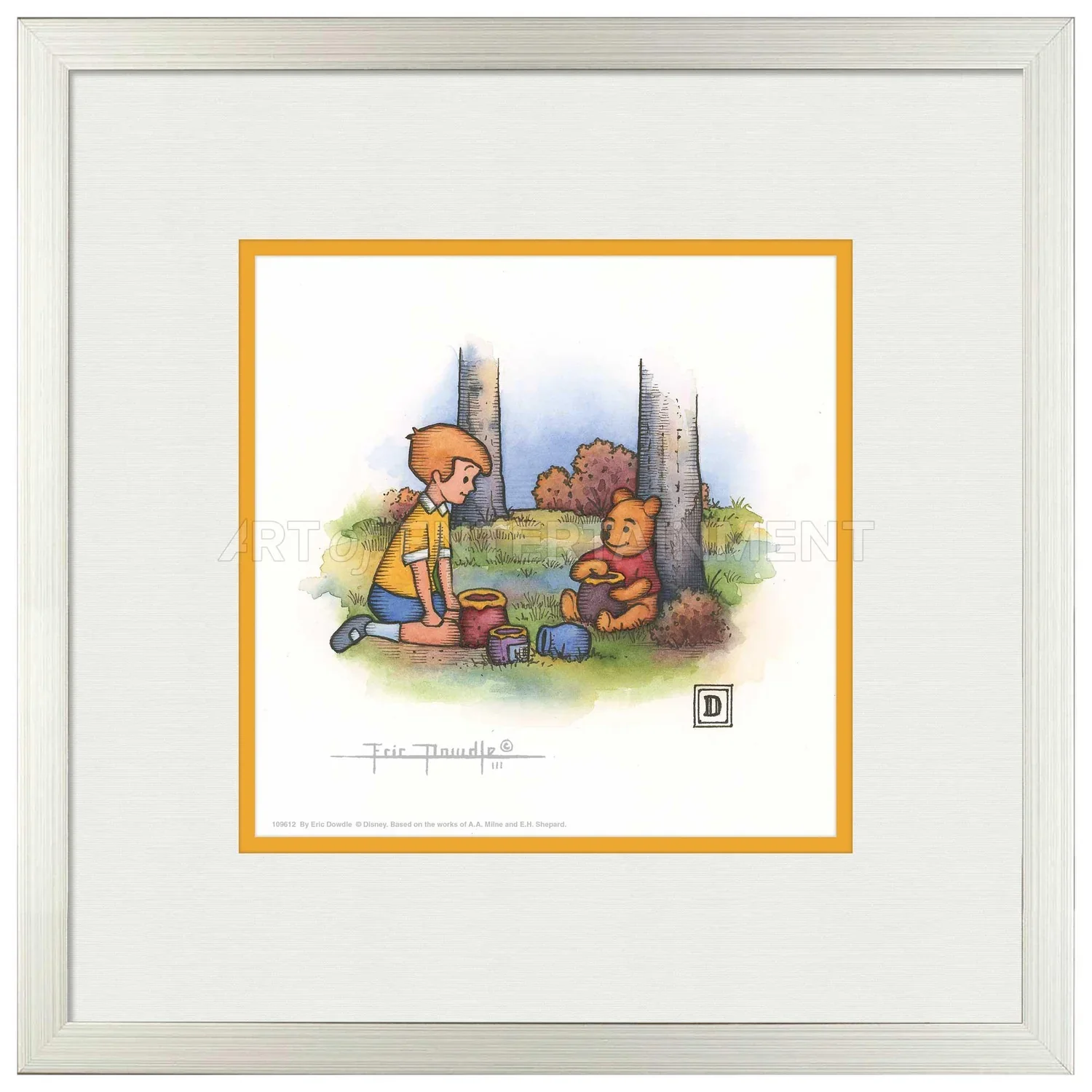 Christopher Robin and Winnie the Pooh Eating Honey - Image 2