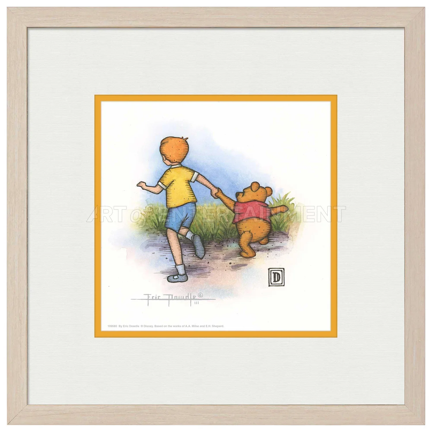 Christopher Robin and Winnie the Pooh Holding Hands - Image 3