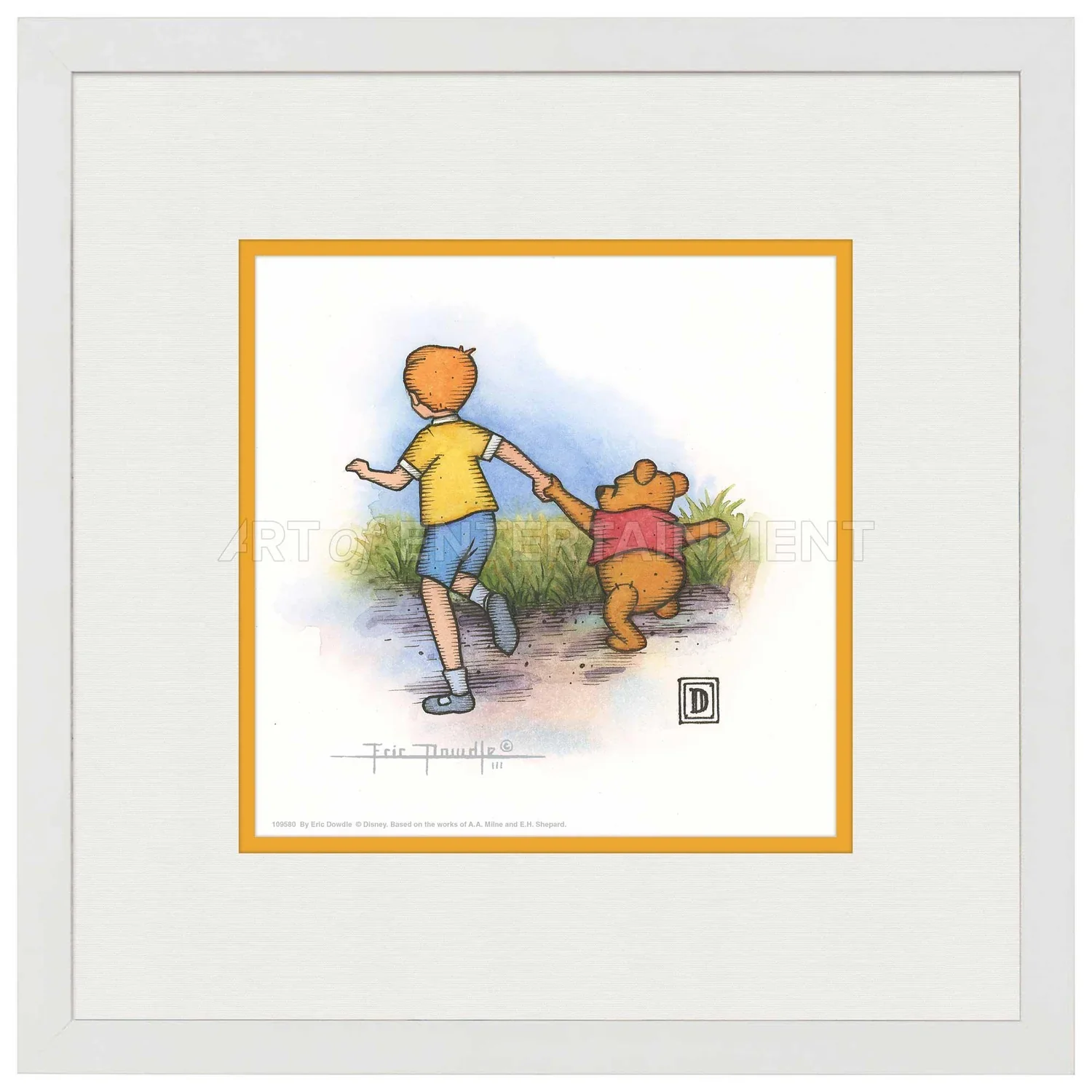 Christopher Robin and Winnie the Pooh Holding Hands - Image 5