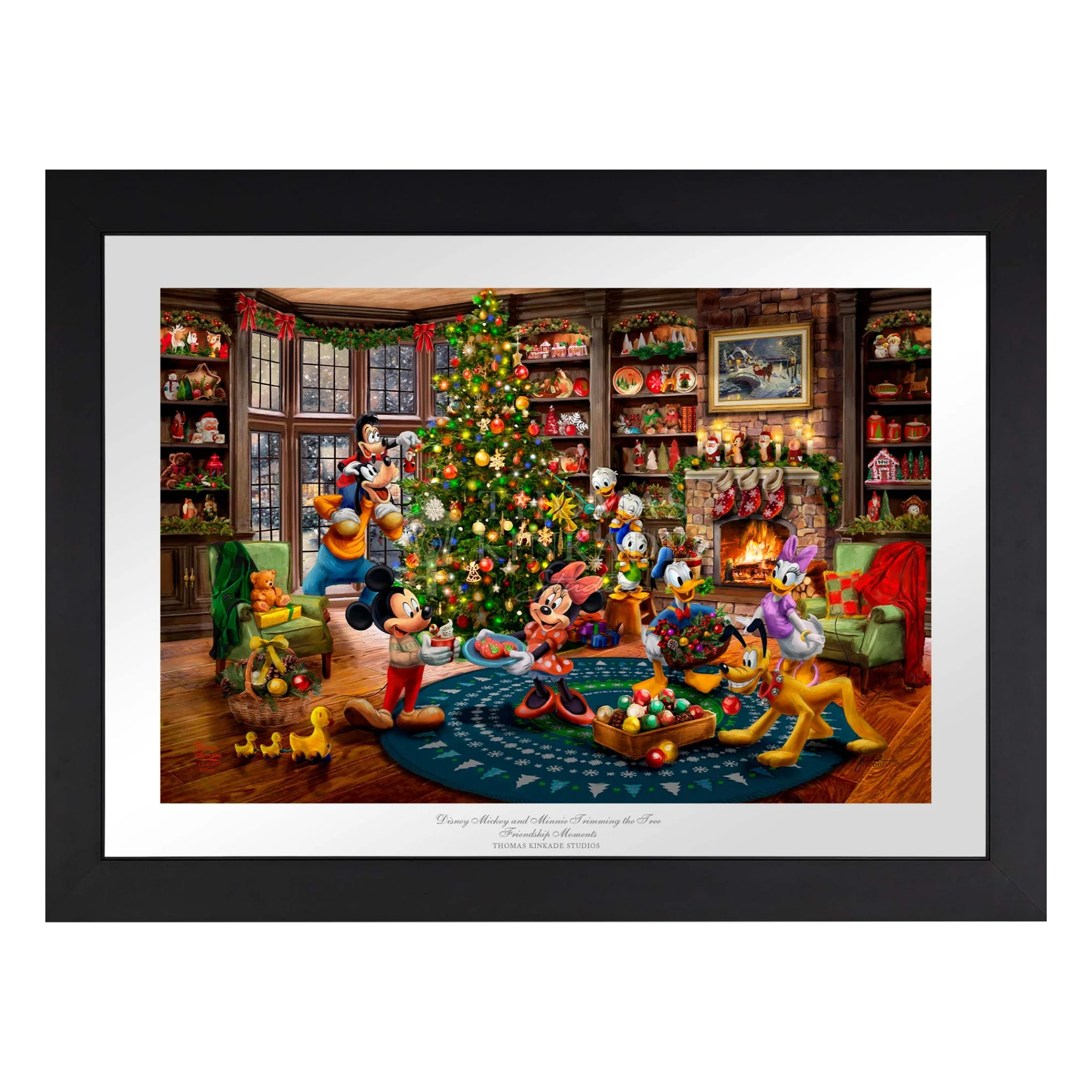 Disney Mickey and Minnie Trimming the Tree - Image 2