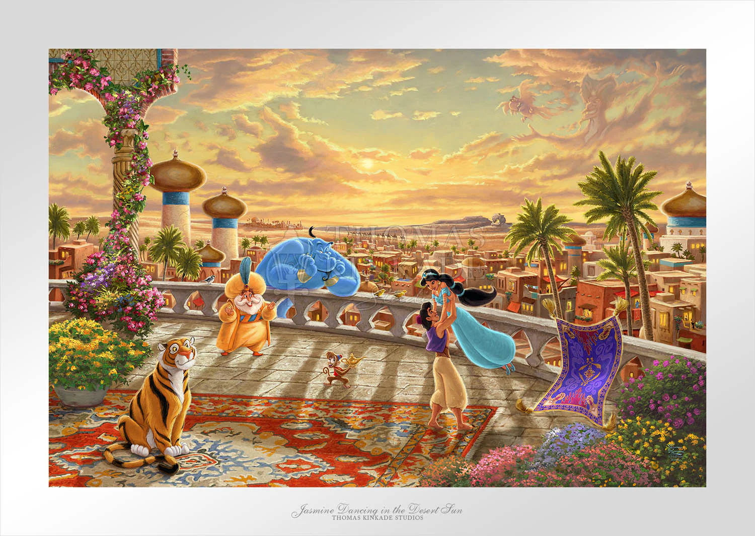 Disney - Jasmine Dancing in the Desert Sunset - Image 2
