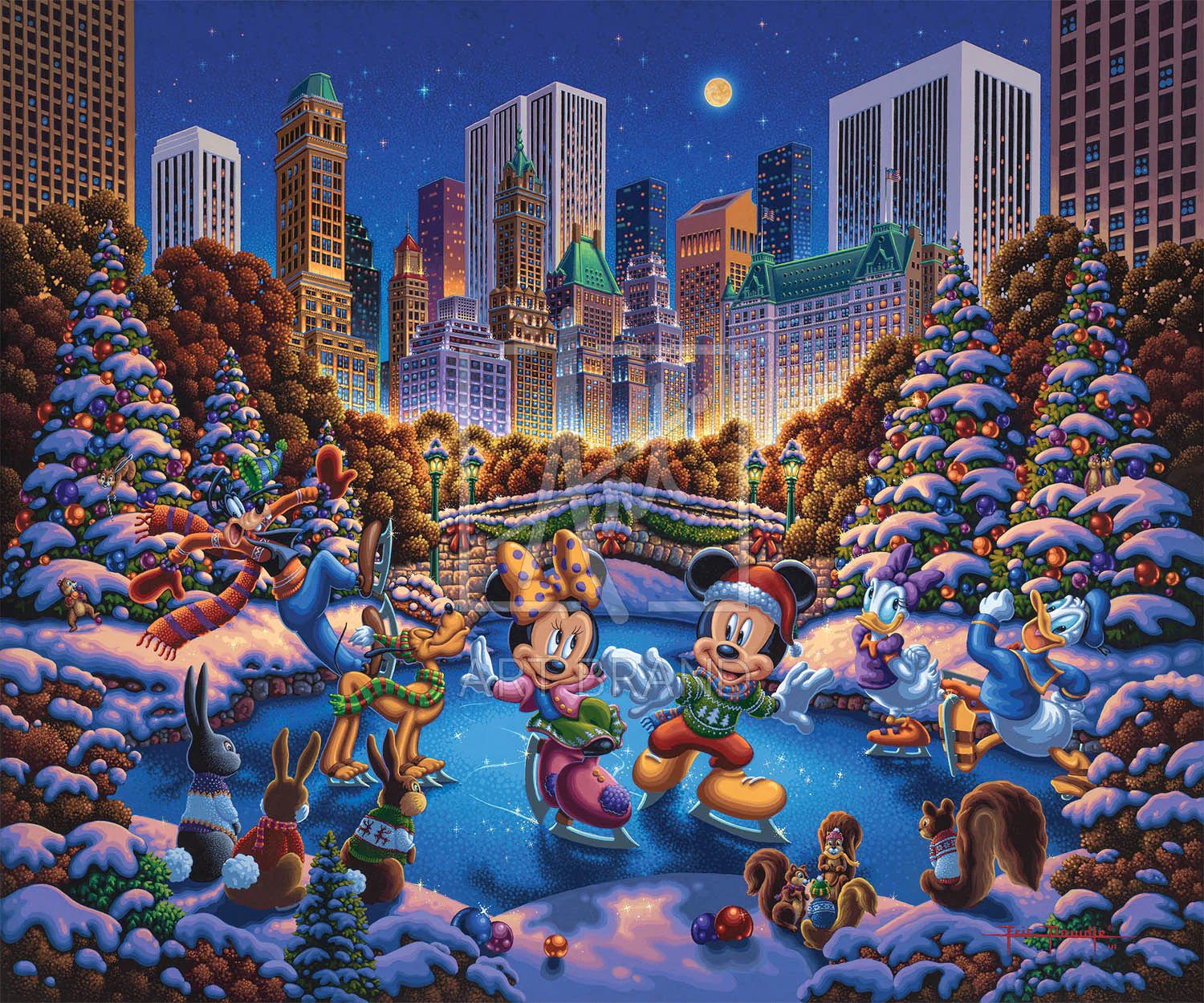 Mickey and Friends Skating in Central Park - Image 6