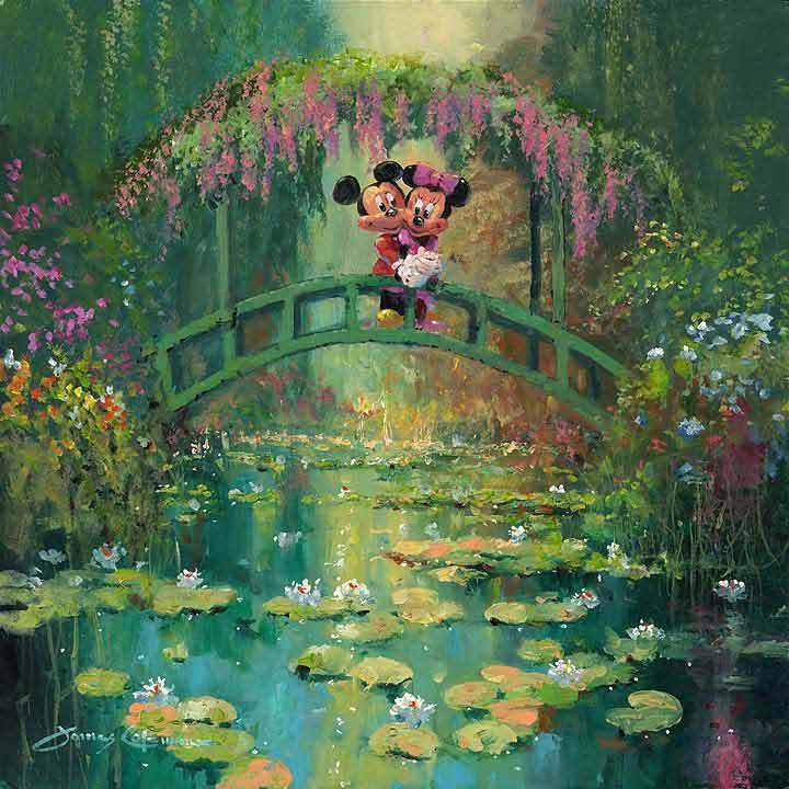 Mickey and Minnie at Giverny - Image 2