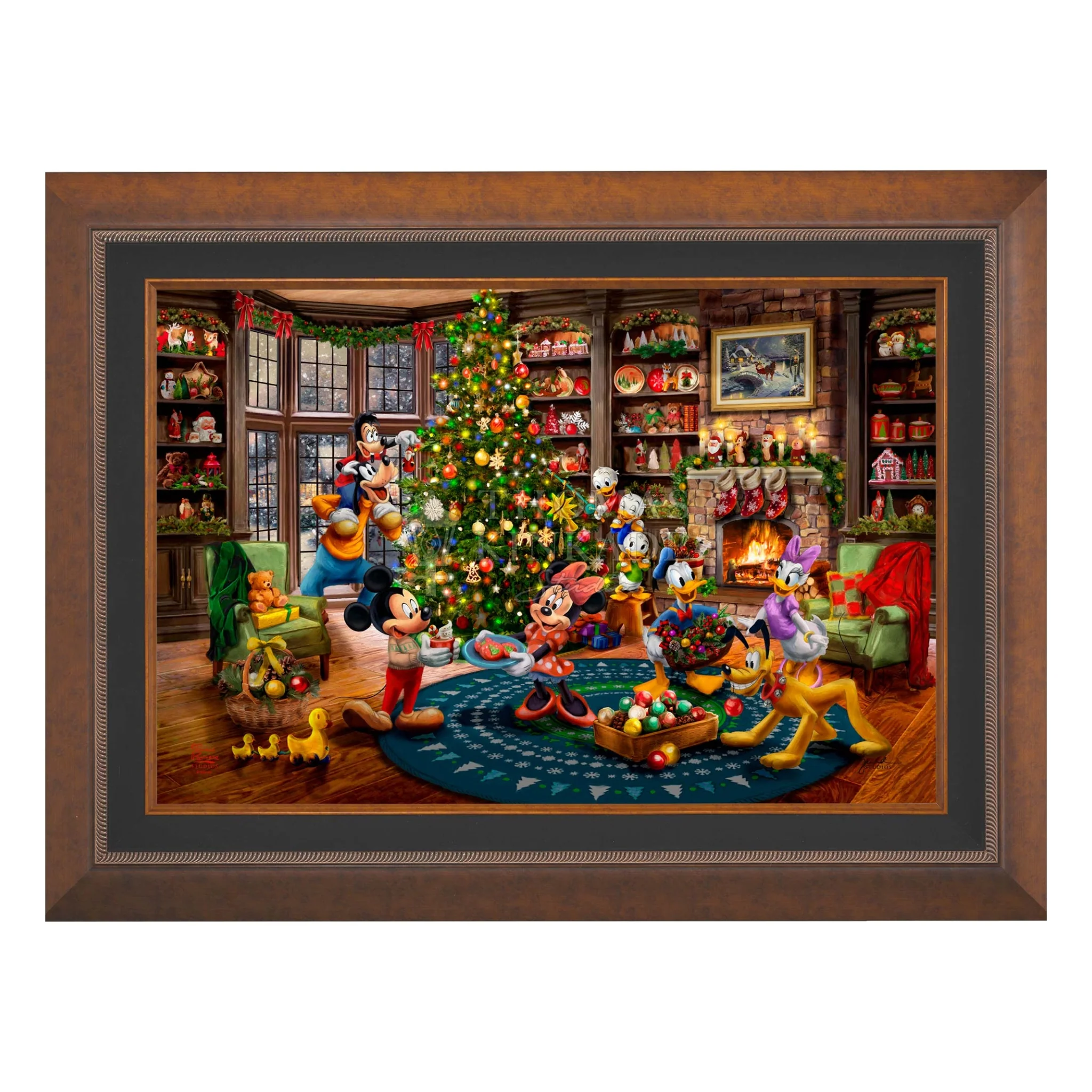 Disney Mickey and Minnie Trimming the Tree - Image 2