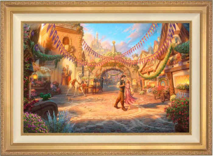 Disney - Rapunzel Dancing in the Sunlit Courtyard