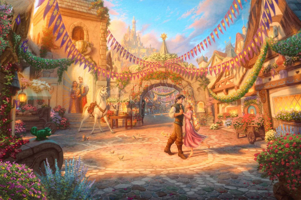 Disney - Rapunzel Dancing in the Sunlit Courtyard - Image 6