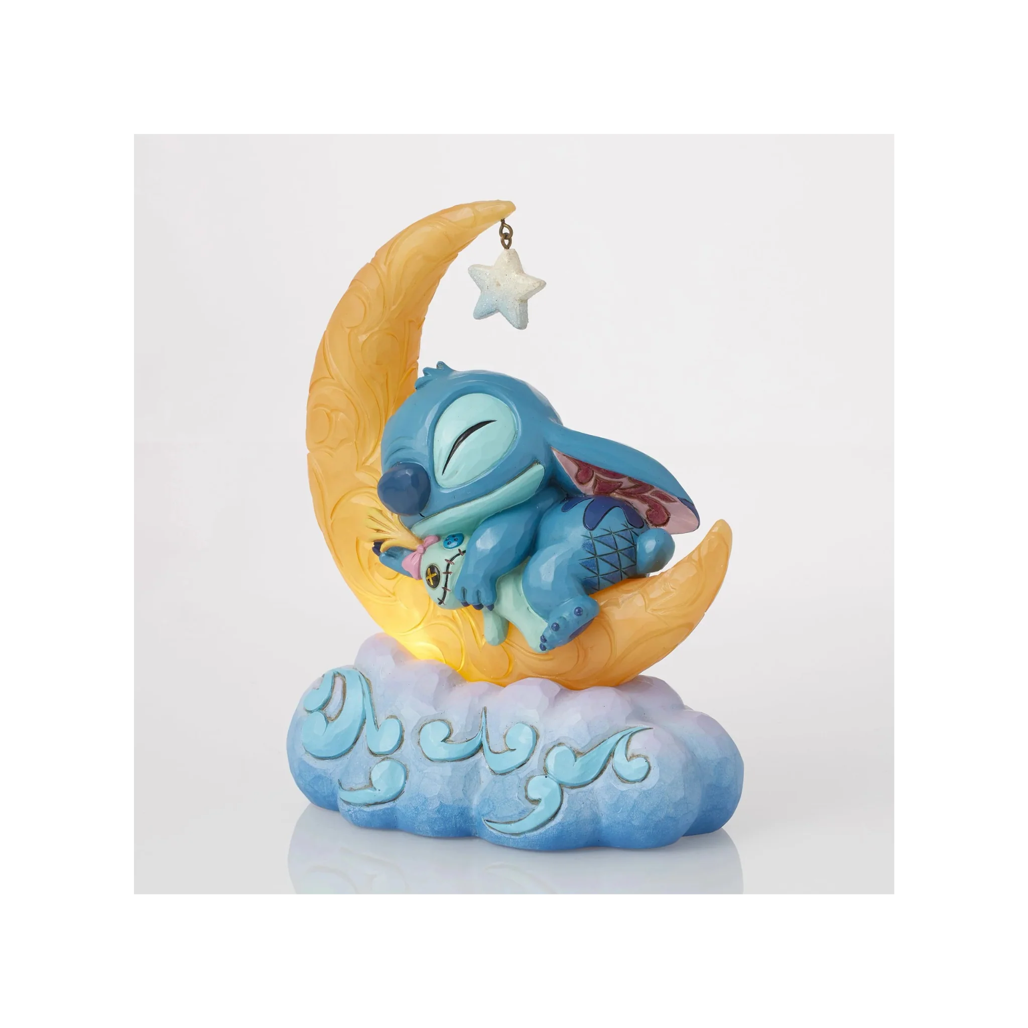 Stitch and Scrump on LED Moon - Image 4
