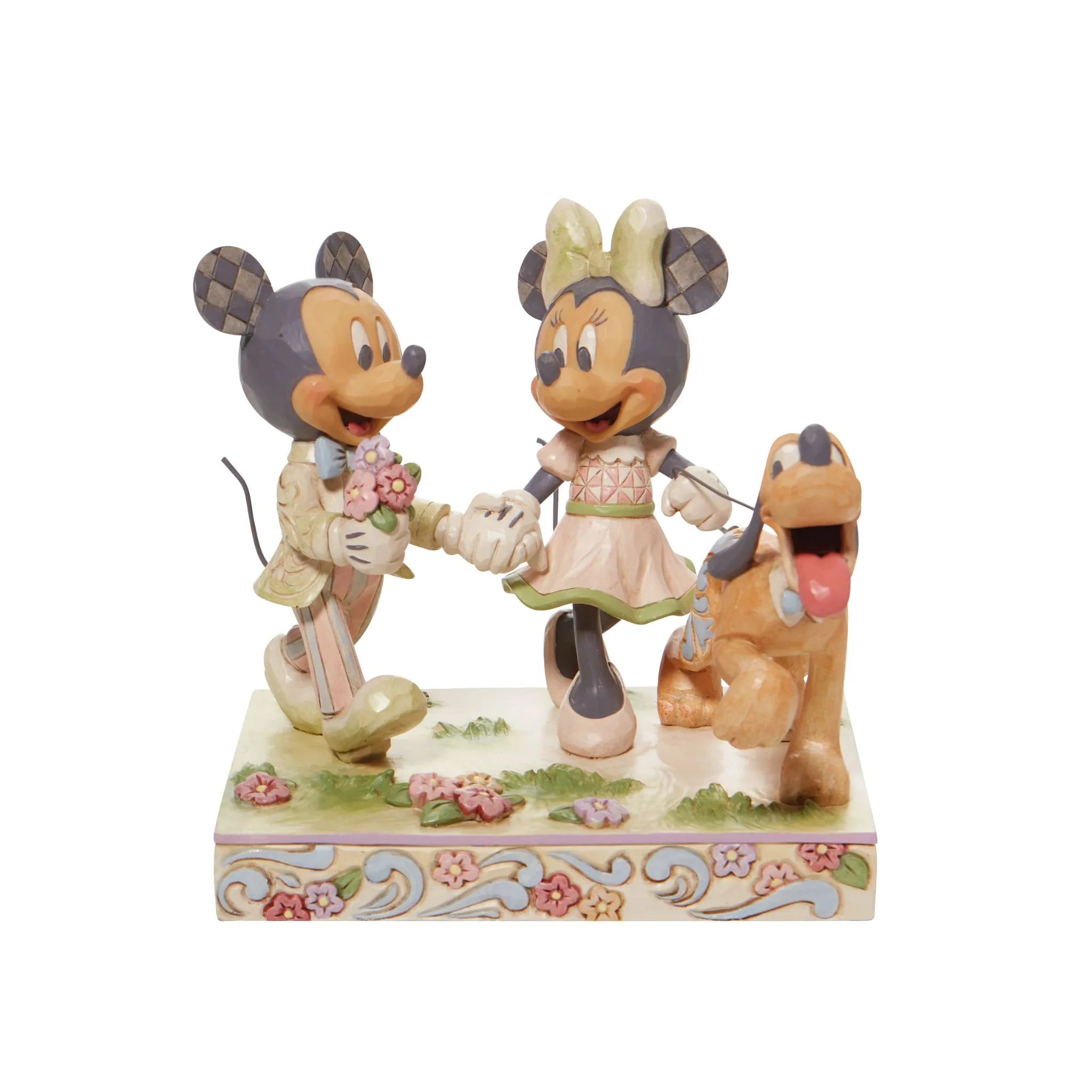 White Woodland Mickey & Minnie